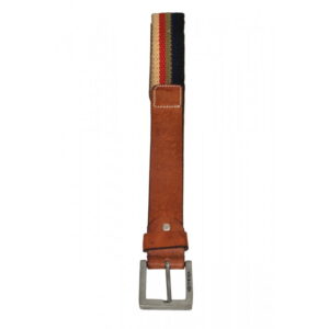 Mens Casual canvas leather plus size belt multi color
