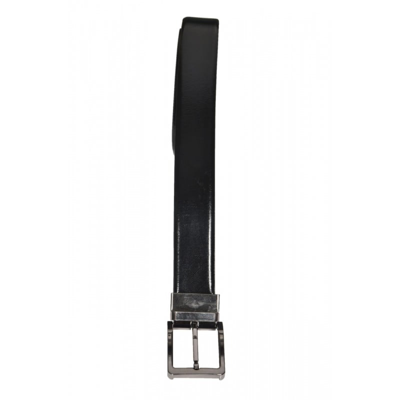 Mens plus size black color formal classsic belt for trousers