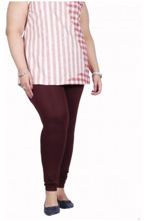 Womens plus size churi leggings full stretch soft quality fabric maroon