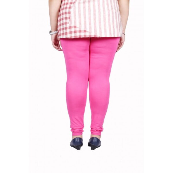 Womens plus size churi leggings full stretch soft quality fabric light pink