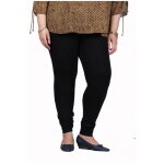 Womens plus size churi leggings full stretch soft quality fabric black