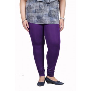 Women's Plus size Modal super stretch purple Leggings
