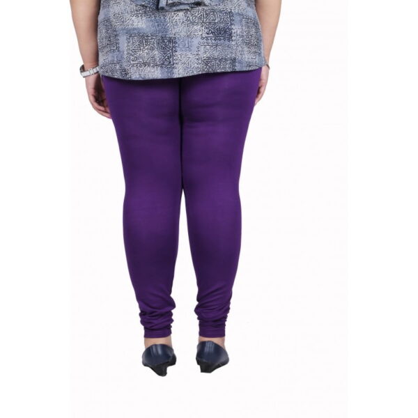 Women's Plus size Modal super stretch purple Leggings