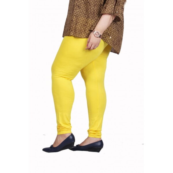 Women's Plus size Modal super stretch yellow Leggings