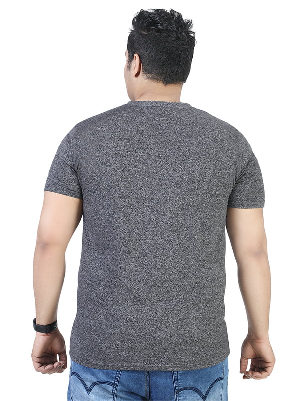 Xmex Plus Size Be Fast Or Be The Last Print Black T-shirt For Men